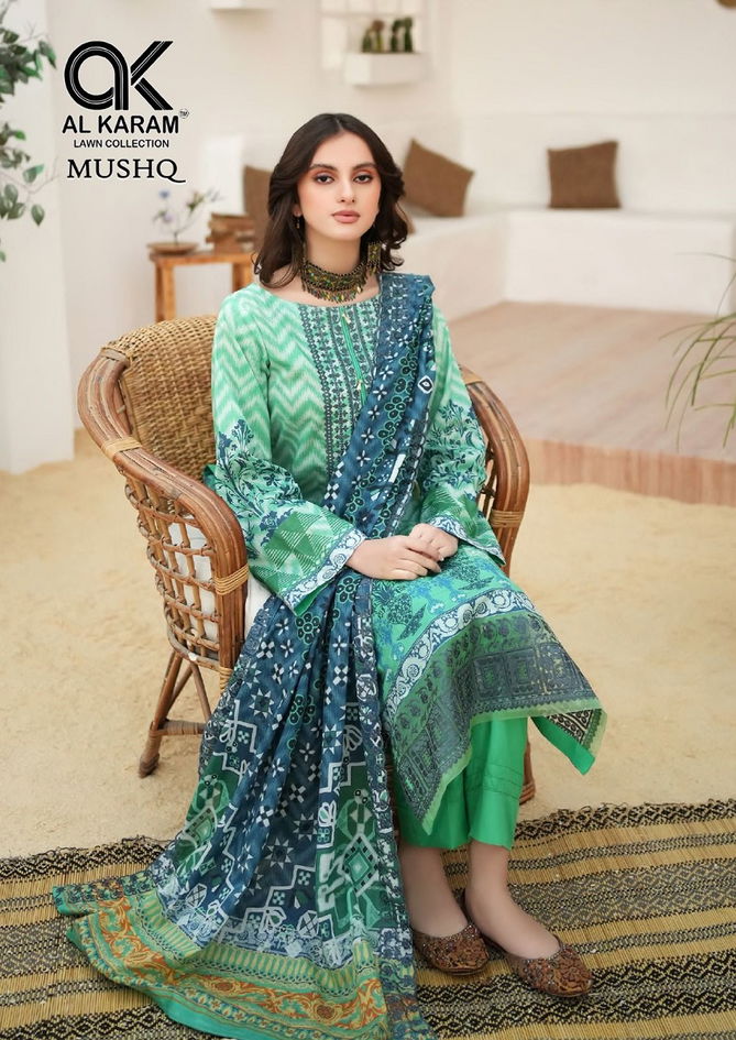 Mushq 4 By Al Karam Karachi Dress Material Catalog